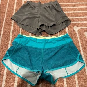 Lululemon run shorts size 6 bundle